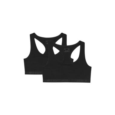 Biustonosz damski 4F stanik sportowy top 2-pack UBRAF027-20S