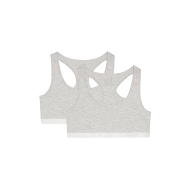 Biustonosz damski 4F stanik sportowy top 2-pack UBRAF027-27M