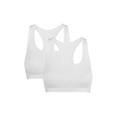 Biustonosz bawełniany stanik 4F 2 pack damski UBRAF034-10S