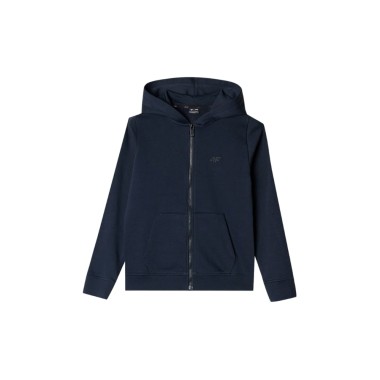 Bluza dresowa rozpinana z kapturem 4F chłopięca TSWSM1295-31S