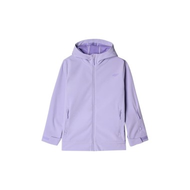 Bluza snowboardowa z softshellu membrana 5000 dziewczęca 4F TSOFF271-52S