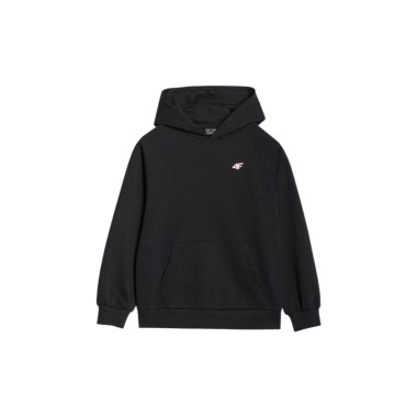 Bluza dresowa nierozpinana z kapturem dziewczęca 4F TSWSF1478-20S