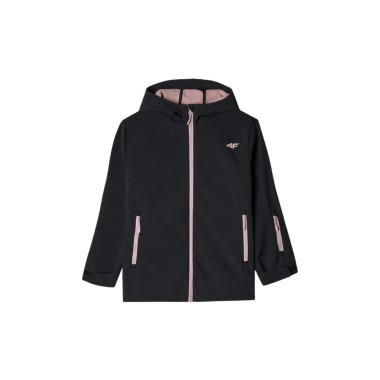 Bluza snowboardowa z softshellu membrana 5000 dziewczęca 4F TSOFF271-20S