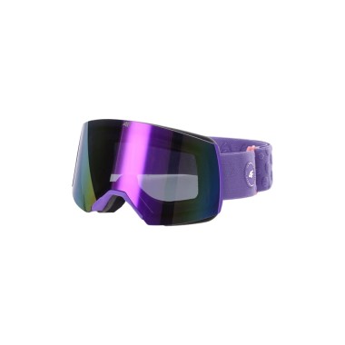  Gogle narciarskie snowboardowe z multibarwną powłoką dziewczęce 4F z etui AGOGF040-51S