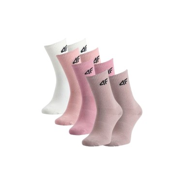  Skarpetki skarpety casual za kostkę dziewczęce 4F 4pak USOCF393-90S