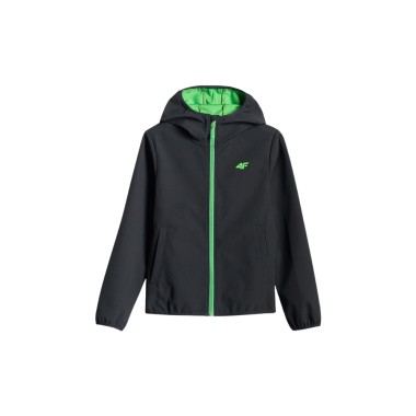Kurtka softshell wiatroodporna membrana 5000 chłopięca 4F TSOFM539-20S