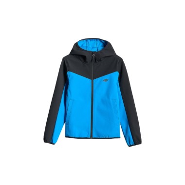 Kurtka softshell wiatroodporna membrana 5000 chłopięca 4F TSOFM477-33S