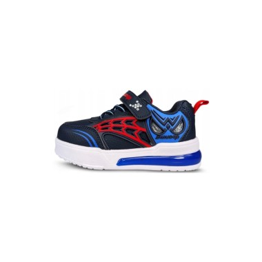  Buty dziecięce Apawwa Spider z świecącą podeszwą T6518P granatowe