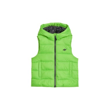  Bezrękawnik puchowy z wypełnieniem syntetycznym chłopięcy 4F TVJAM169-45S