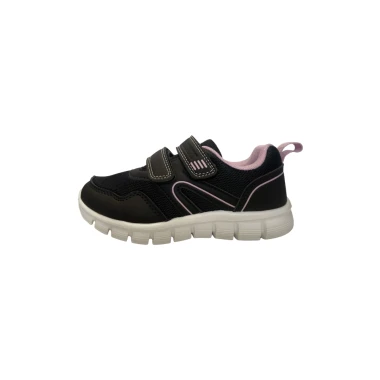  Buty sportowe dziecięce Apawwa na rzepy ABC2253R czarno fioletowe