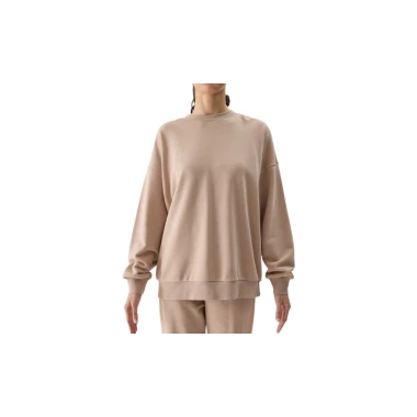 Bluza dresowa oversize nierozpinana bez kaptura damska 4F TSWSF1055-83S