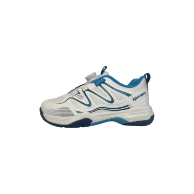 Buty dziecięce młodzieżowe sportowe Apawwa sneakersy zapięcie boa ABC2773R biało granatowe