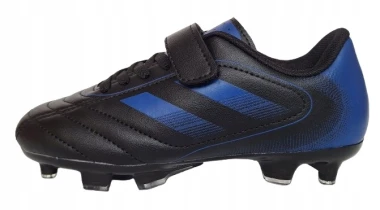  Buty sportowe piłkarskie lanki dziecięce korki rzep Apawwa ABC0463R czarne granatowe