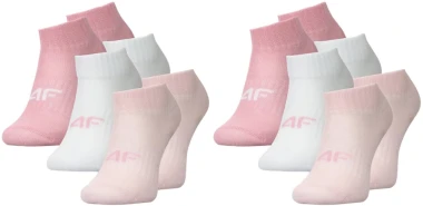 Skarpetki casual za kostkę 3pak dziewczęce 4F USOCF497-96S