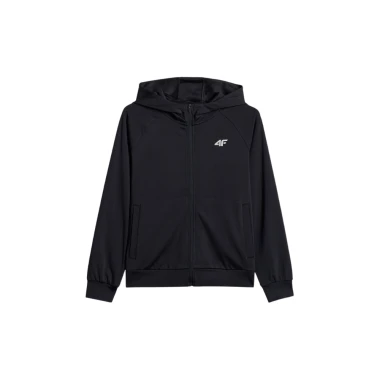  Bluza sportowa regular z kapturem chłopięca 4F TFSWM690-20S