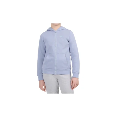 Bluza dresowa dziewczęca rozpinana 4F TSWSF2765-34S