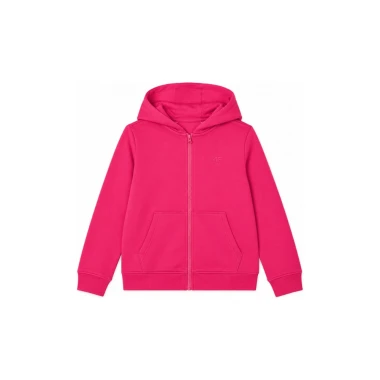 Bluza dresowa dziewczęca rozpinana 4F TSWSF2765-55S