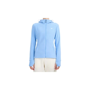 Polar damski z kapturem ciepły rozpinany bluza 4F TFLEF478-32S